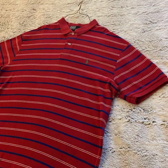 Ralph Lauren Polo Shirt Red Large - Picture 4 of 11